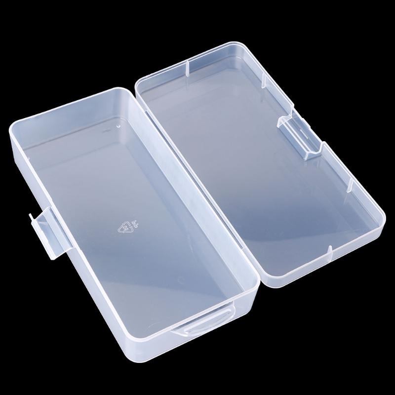 Rectangular Plastic Clear Storage Box Jewelry Parts Container for Case Dropship