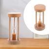 3 Min Handmade Hourglass Sand Clock Car Cooking Timer Wooden Sandglass Exercise