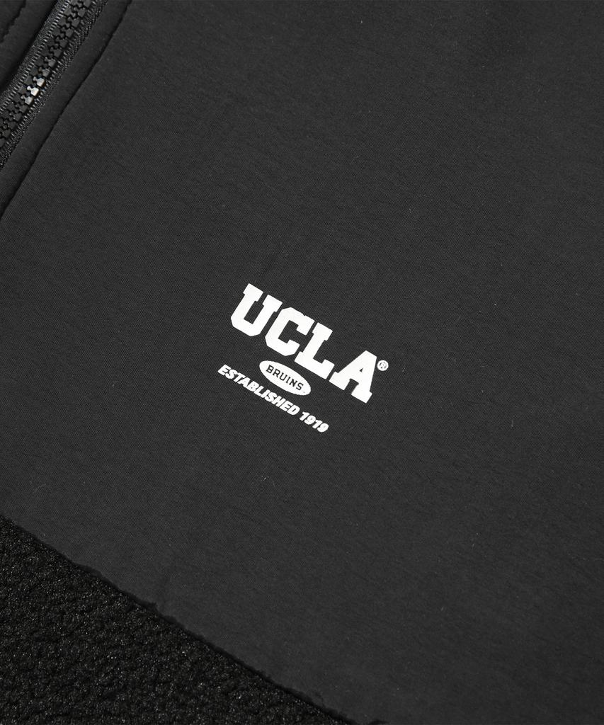 Ucla Unisex Color Block Fleece Jacket [Black] (Uaauj13)