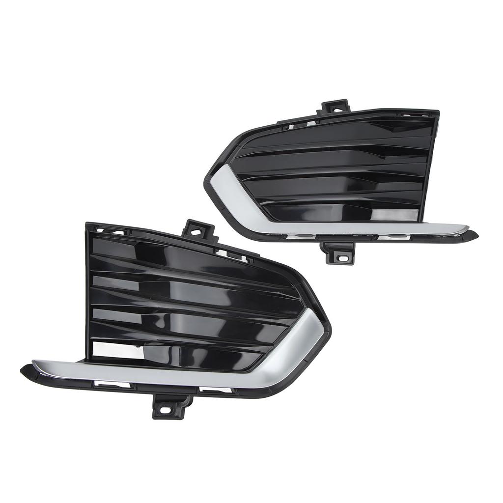 1 Pair Bumper Fog Light Cover Grille SK601905 Black Left Right Side Fog Lamp Molding Trim Fit For