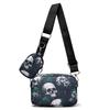 New Women's Skull Printed Camera Bag Oxford Cloth Anti-splashing Light Shoulder Bag Large Capacity Change Bag