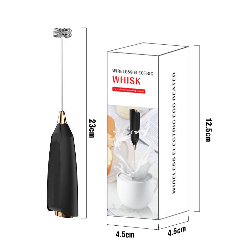 

Электрический вспениватель молока и взбиватель яиц из нержавеющей стали, портативный миксер