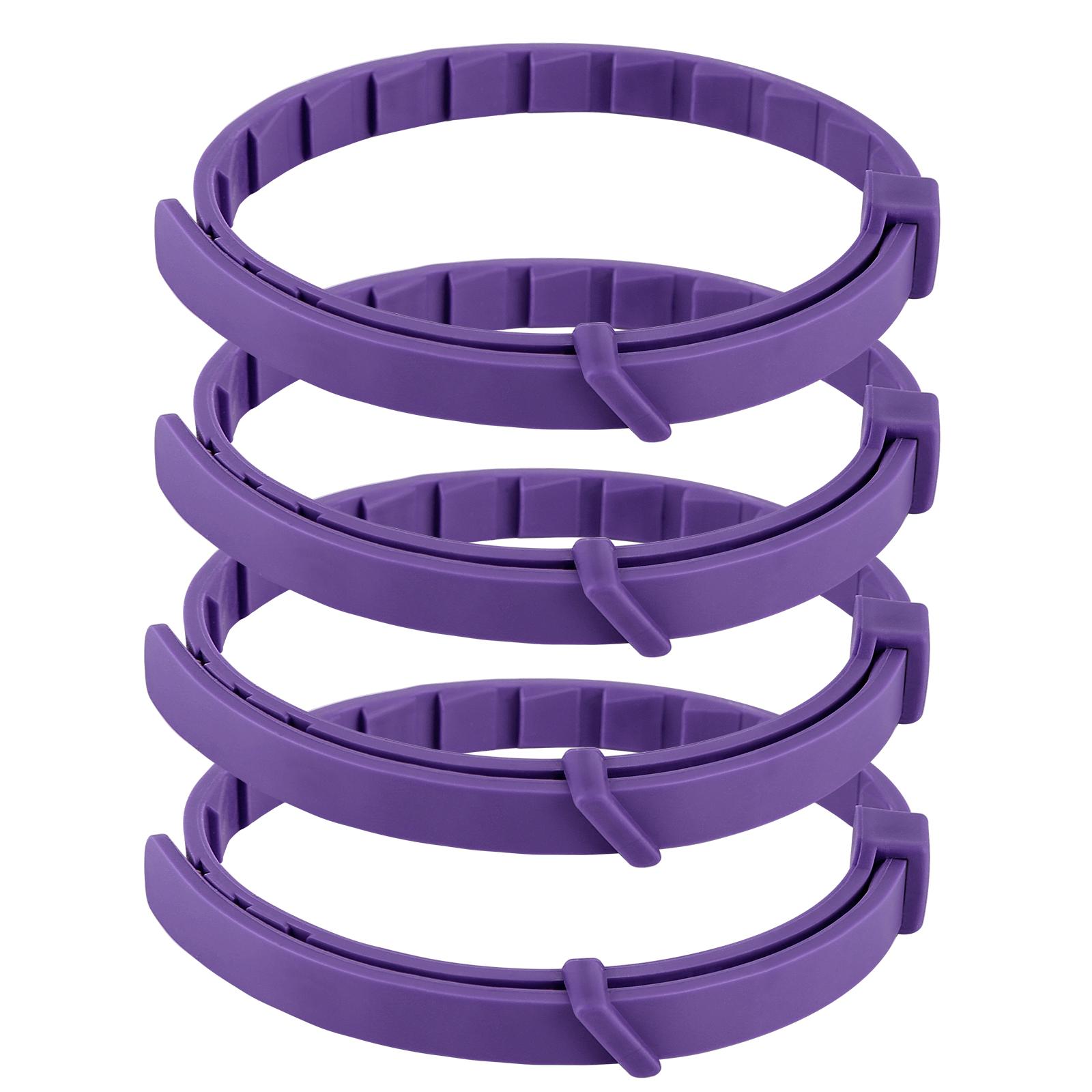 

4 шт. Успокаивающий ошейник для кошек, Ошейник с феромонами для кошек, Регулируемый комфортный успокаивающий ошейник для кошек, Снимающий тревожность, Помогает при агрессии, Зоотовары фиолетовый