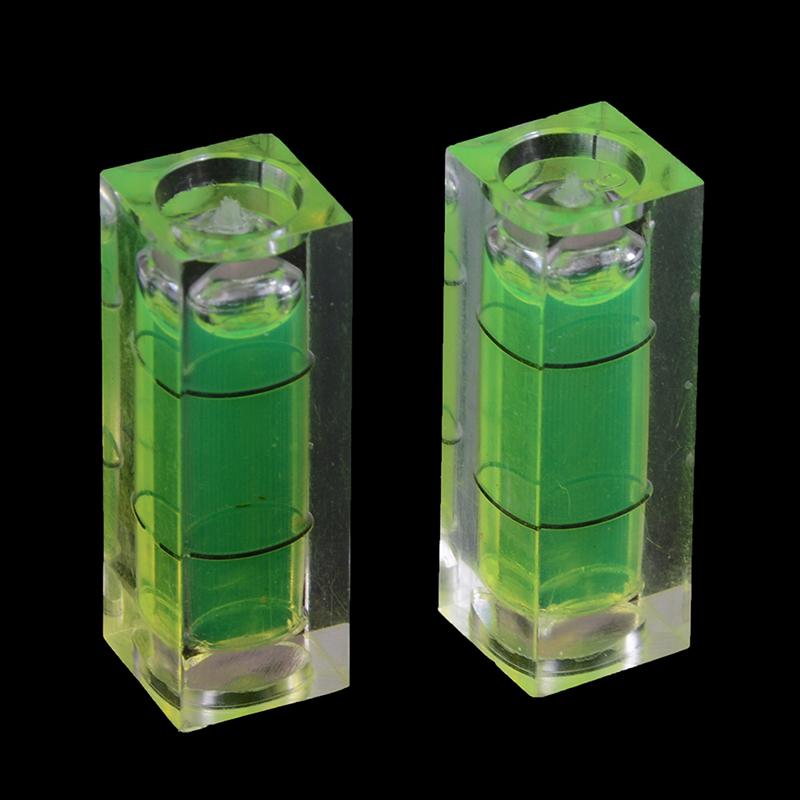 2Pcs Rectangular Cube Level Bubble Measurement Detector Tool