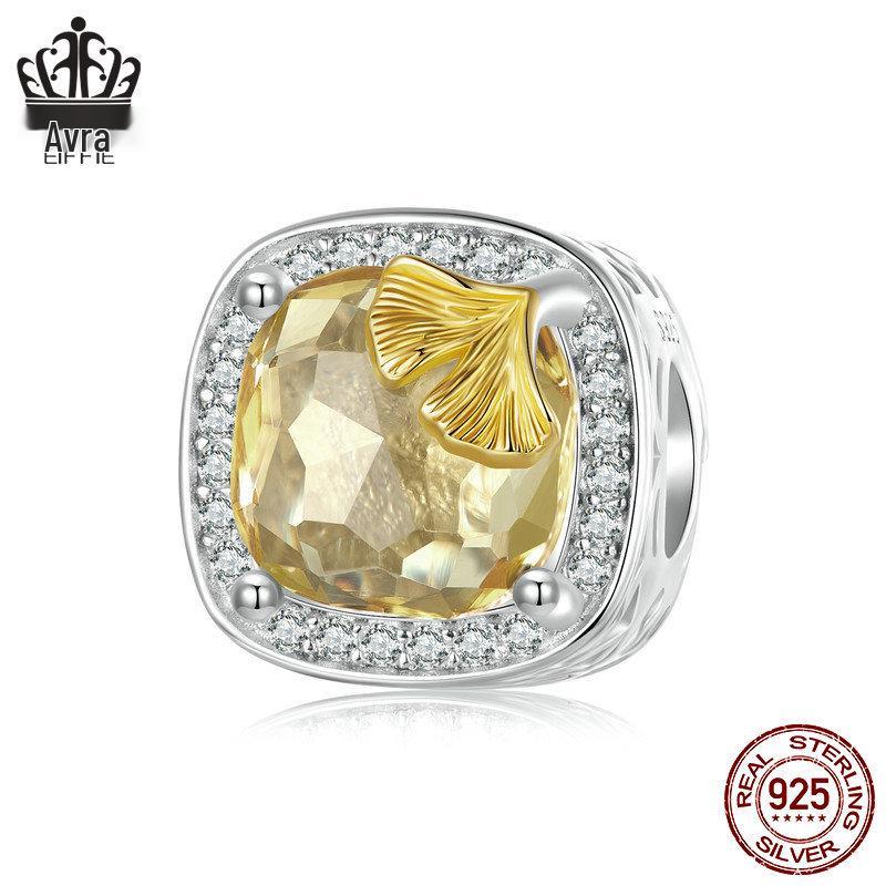 Everle Late Autumn Ginkgo & Maple Leaf Beaded DIY Bracelet Accessories