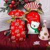 5Pcs New Year Christmas Candy Packaging Santa Gift Bag Xmas Plastic Bag Decorations for Home