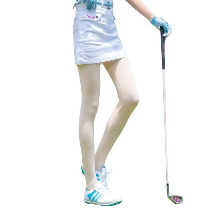 

[YMSTco] golf leggings UV cut ladies all seasons stockings Torenka golf wear cold sensation Compression beautiful legs sun protection quick drying