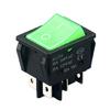 6-polige 2-Positionen Kippschalter 30A 250VAC LED-Licht Schalter für Boote Marine Schalter für Auto Boote Breadboards