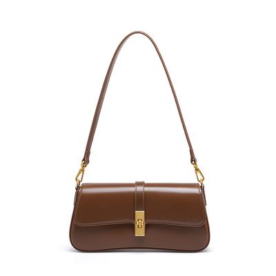 Women Genuine Leather Shoulder Bag Female Fashion Handbag Totes Small Underarm Bag Casual Daybag Mini Purse