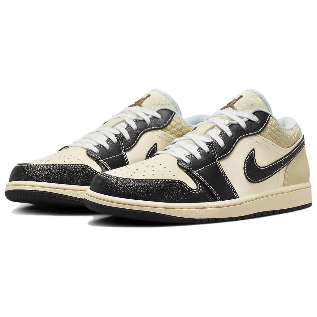Jordan 1 Low Se Coconut Milk Black Muslin HQ3437-101