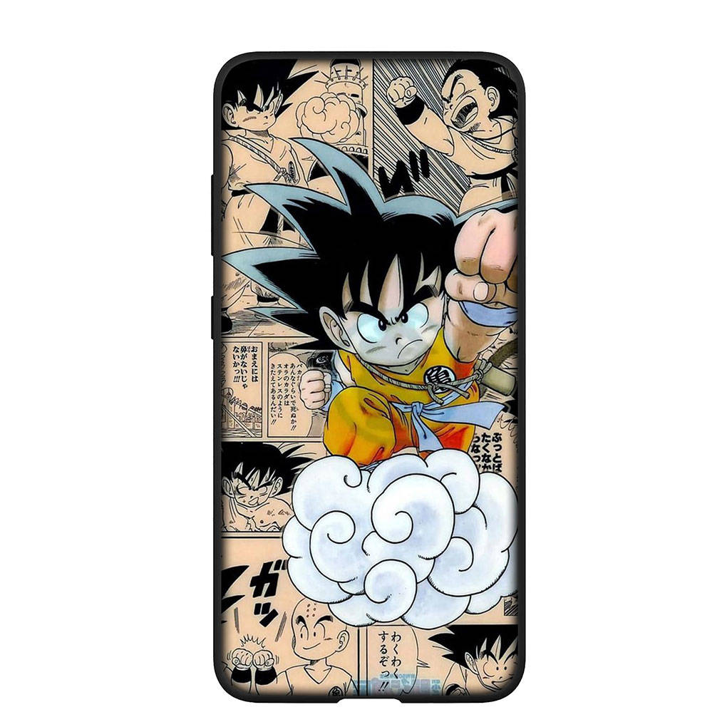 Phone Case for Samsung Galaxy S25 S24 S23 iPhone 16 15 Xiaomi Redmi Note 14 13 12 16E 11 Pro Max XR OPPO Moto Poster Dragon Ball Goku DragonBall Cover