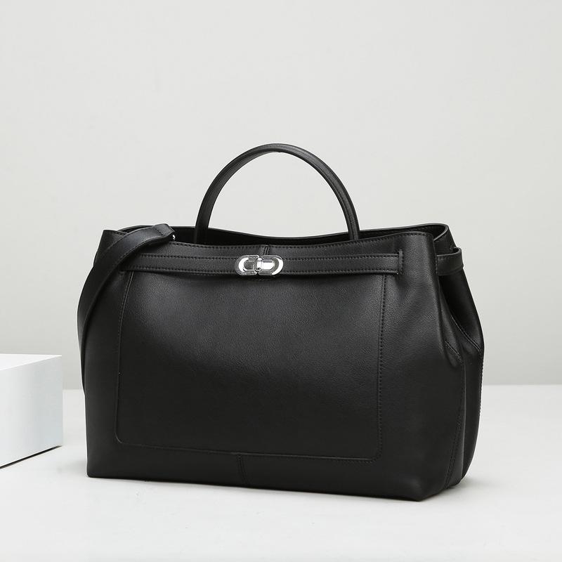 Tote Bag, European and American Fashion Large Capacity Bag, Women's New High-end Casual Shoulder Bag, Simple Women's Handbag