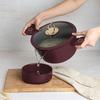TITANIUM POT WITH LID 30cm BERLINGER HAUS BH-8043 LEONARDO