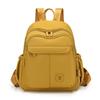 Schoolbag Ladies Casual Versatile Small Backpack 1011 New Solid Color Simple and Lightweight Travel Commuter Student Practical School Bag