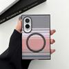 Carbon Fiber Pattern Fashion Hard PC Magnetic Case for Samsung Galaxy Z Fold 8 Ultra 8 7 6 5 for Magsafe Wireless Charging Cover