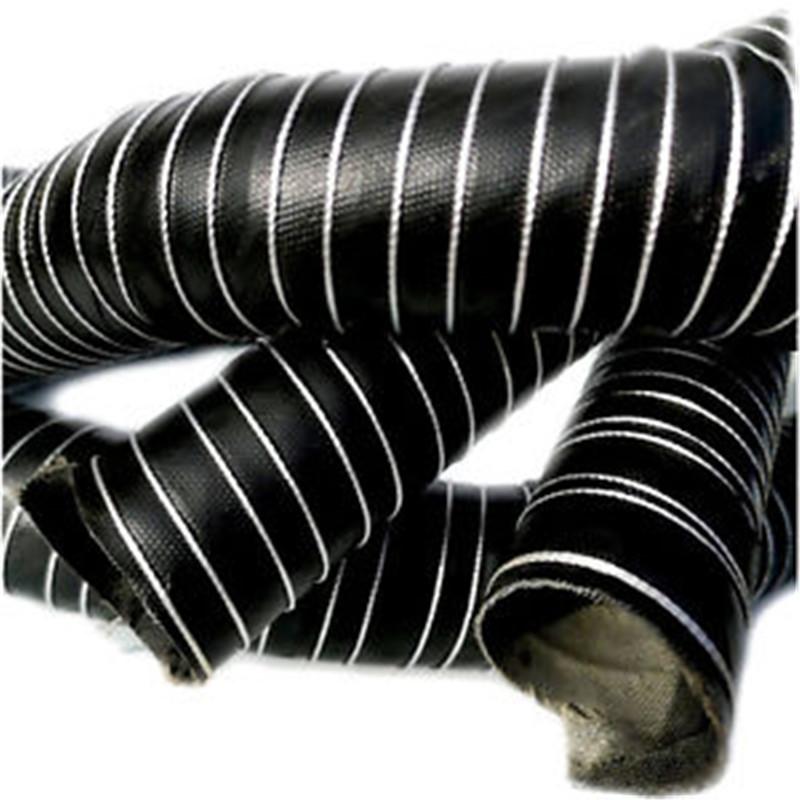 Car Hood Air Intake Pipe Ventilation Hood Air Intake Pipe 1m Air Ducting Hose Tube 76/70/63/60/57/51/45mm Flexible Filter Pipe