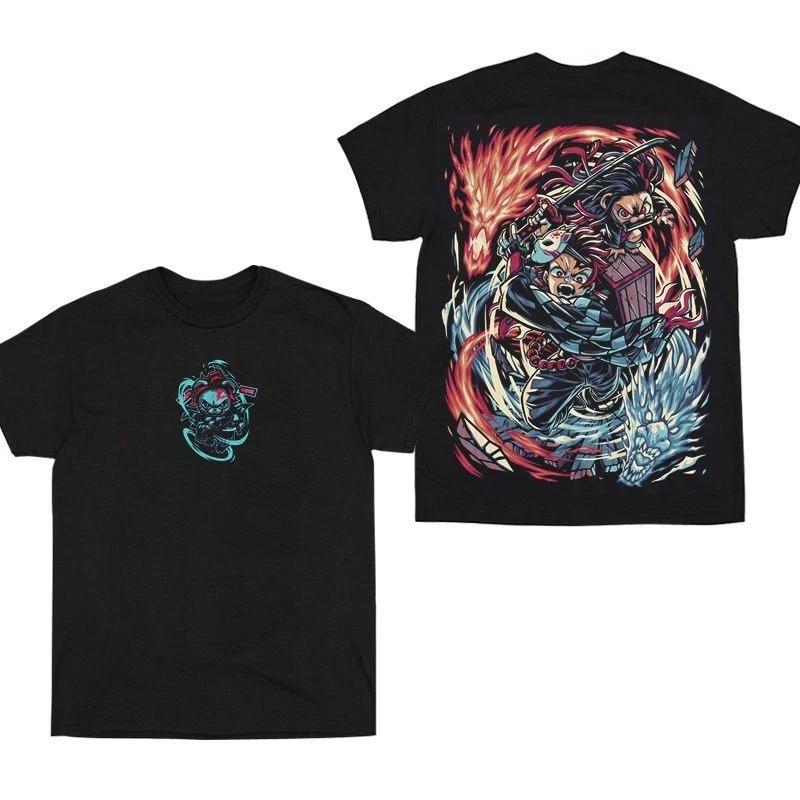 

Demon Slayer Tanjirou Anime Manga T-Shirt Tee Costumes Cotton Cotton Short Sleeve 3XL