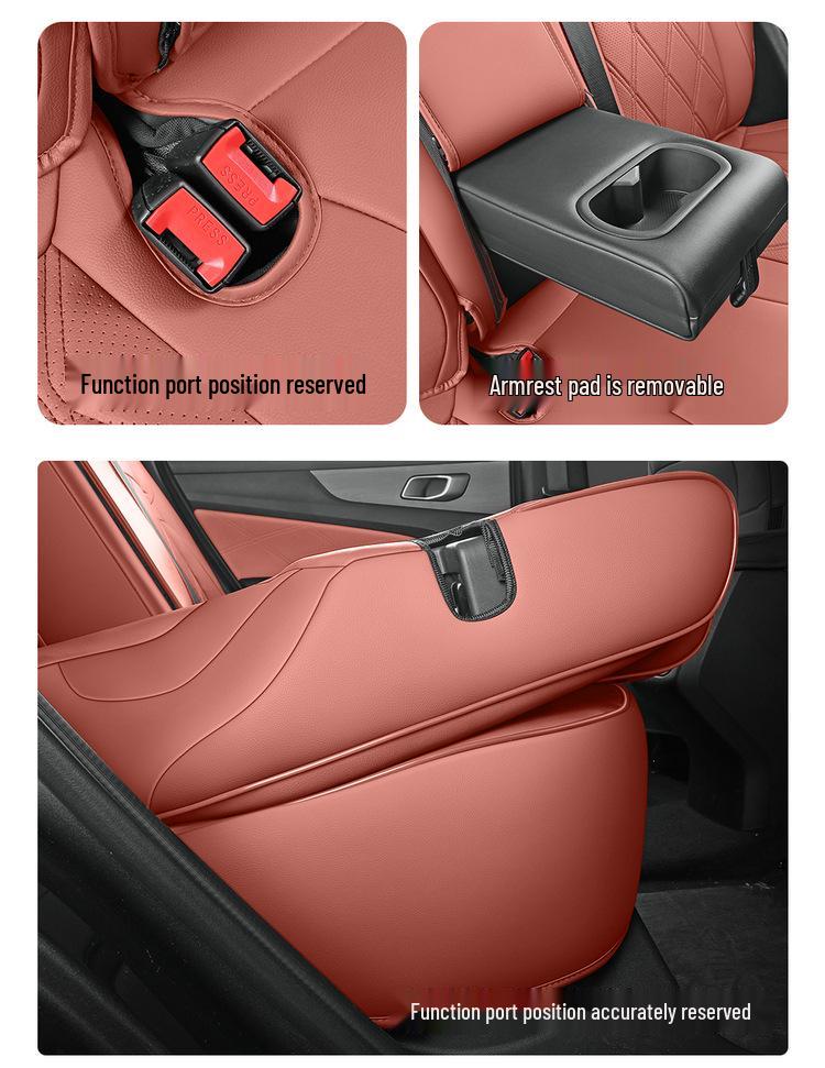 New Model Leather Car Seat Cushion for Chang'an CS55 PLUS - Five-Seater Seat Pad.