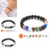 Natural Stone Constellation Bracelet With Handcrafted Planet Design For Couples And Travel Gift