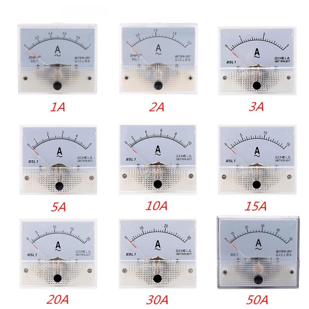 Amp Ammeter Gauge Meter 2.5 Accuracy for Auto Circuit Measurement Tester Meter