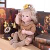 KEIUMI 18 Inch Reborn Baby Doll Full Silicone Vinyl Realistic Skin Like Newborn Girl Toy Children Birthday Gift