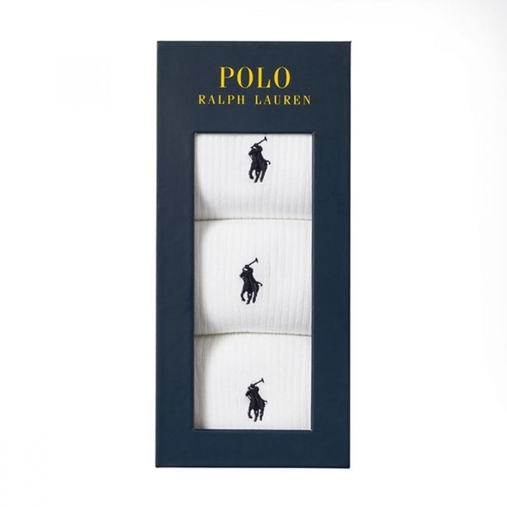 Polo Ralph Lauren Women S Cotton Blend Crew SockS 3 Pack wapohoS03420273100 ONE