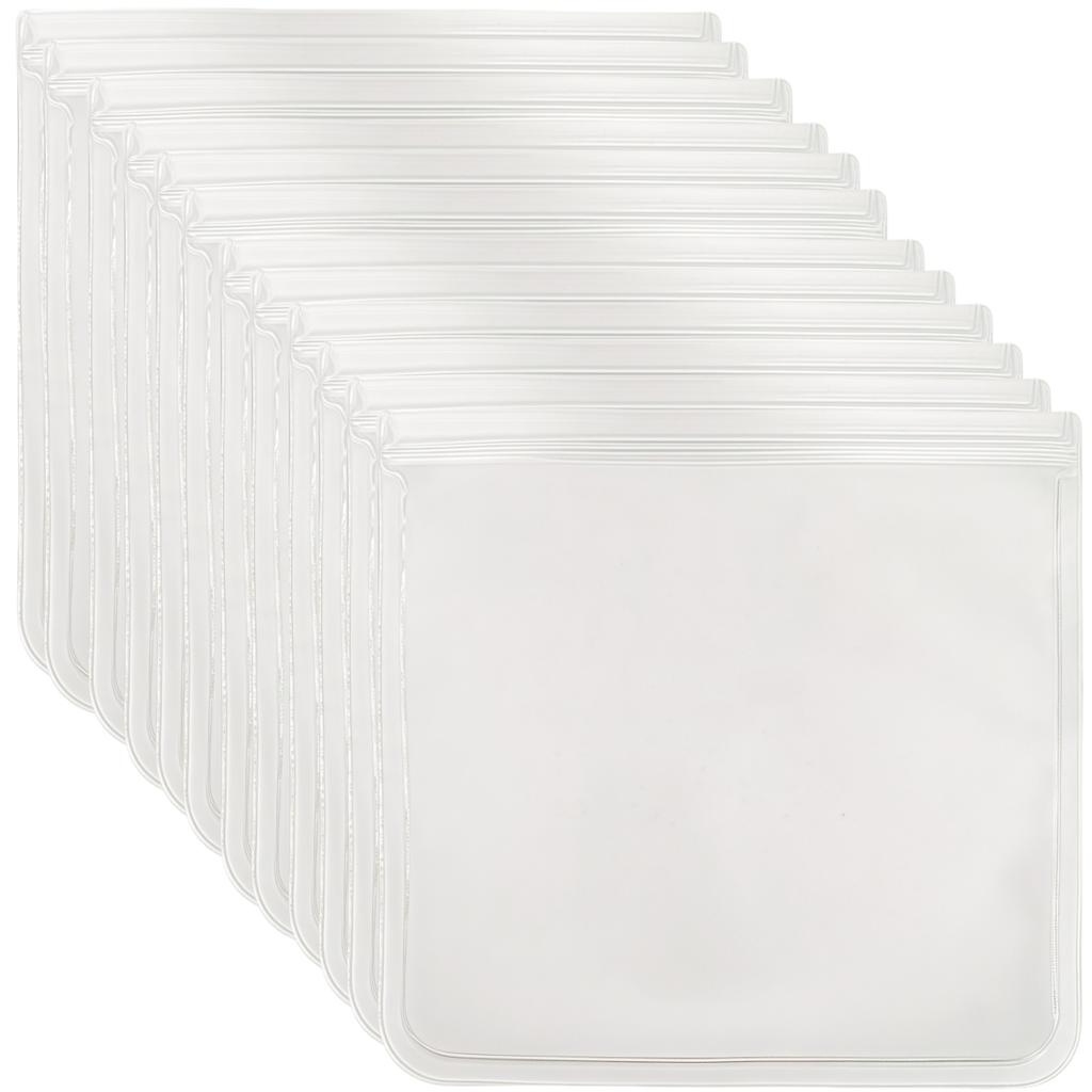 12PCS Thickened Sealed Peva Food Preservation-Ziplock Bag For Refrigeration Classification Storage Bags Saran Wrap & Plastic Bag