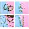10/30/50pcs Resin Material Green Series European style Large Hole Bead Craft Bead Spacer Bead DIY Bracelet Necklace Earrings Keychain Accessories