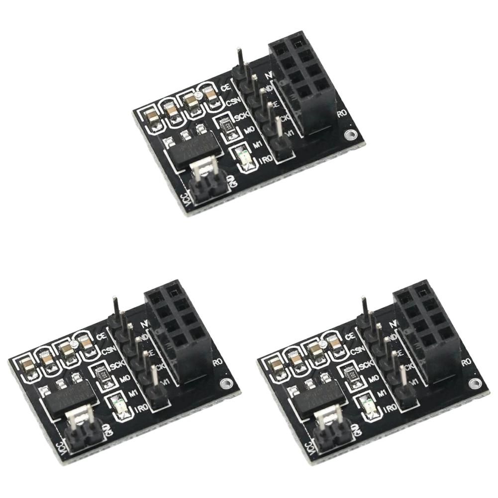 

C# NRF24L01 Модуль бездротової передачі даних 2.4G NRF24L01+PA+LNA (Розетка)