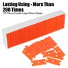 100pcs Double Edged Plastic Razor Blade Car Wrap Sticker Squeegee Window Glass Clean Scraper Car Accessories Label Clean Razor Glue Remover
