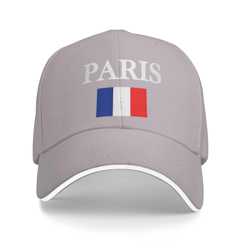 New Paris France Flag Casual Baseball Cap Kpop Rock Trucker Hat Summer High Quality Unisex Unisex yk Retro Baseball Caps