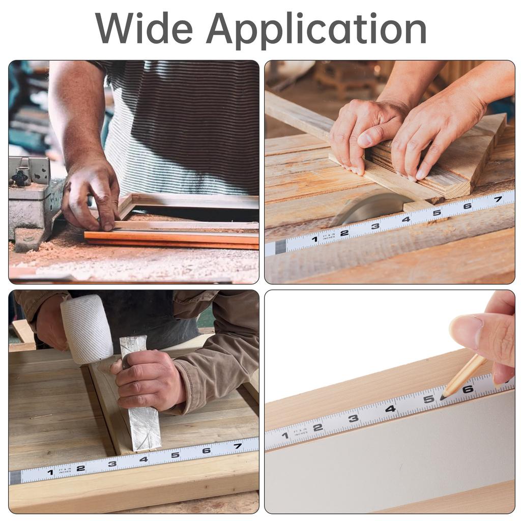 4-12 stóp Samoprzylepna miarka Imperialna Odczyt od lewej do prawej T-track Stół warsztatowy Piła ukośna Ciężka