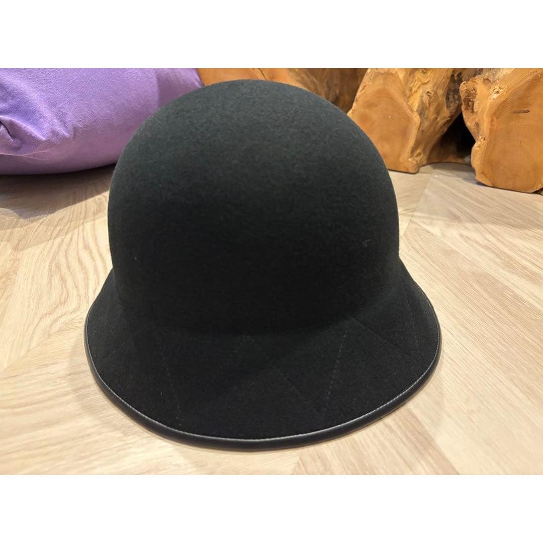 Used [Extremely good condition] Kijima Takayuki black hat with chin strap included