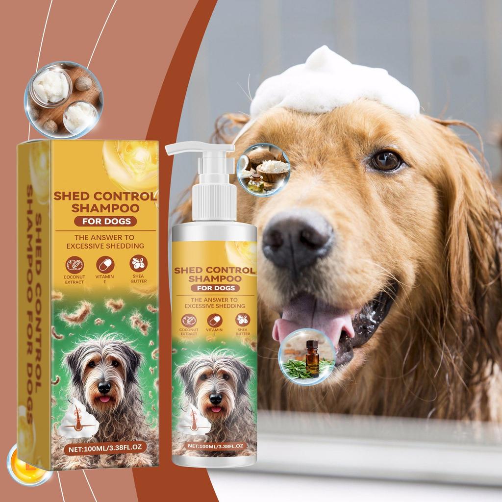 Deo-Shampoo für Hunde Geeignet für alle Hunde Reinigt das Fell und desodoriert Tränenfrei Haustierfreundliches Shampoo 100 ml