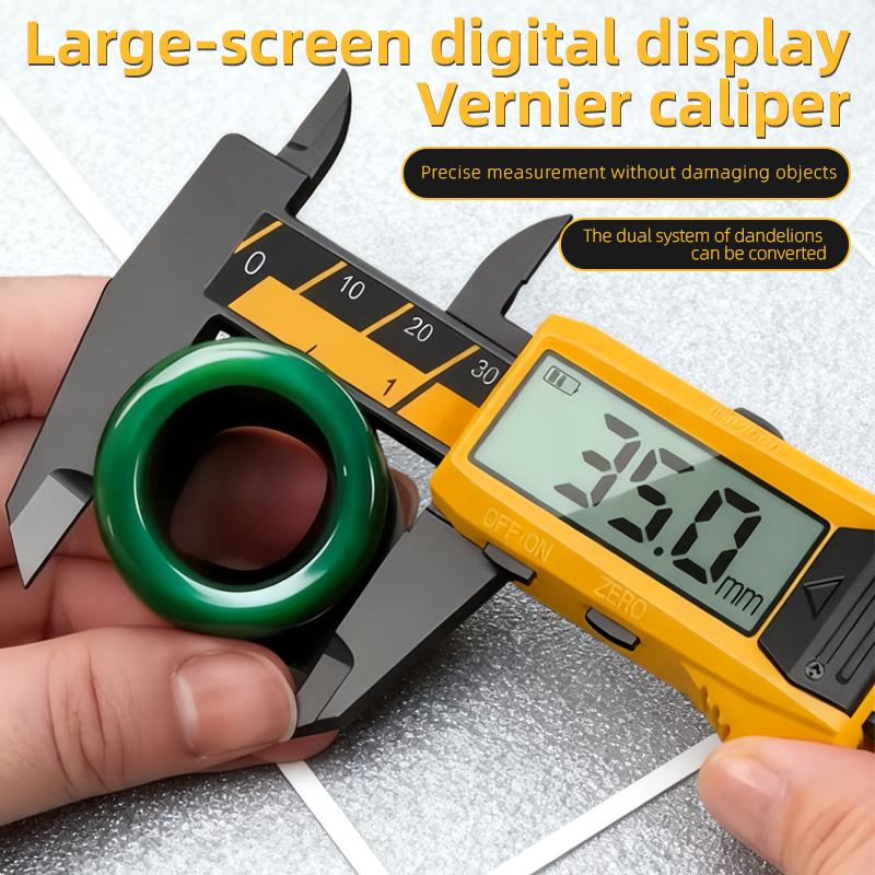 High Precision 0-150mm Digital Caliper LCD Display Vernier Measuring Tool ±0.01mm Accuracy DIY Tool