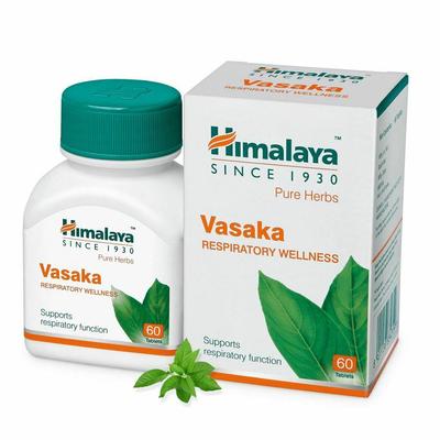 Pack de 2 X Wellness Pure Herbs Vasaka Bien-être Respiratoire 60 Comprimés
