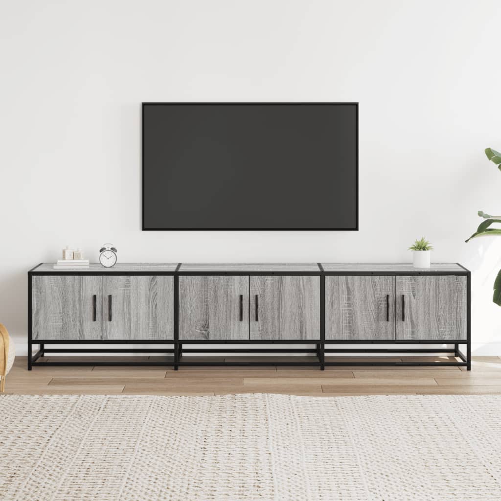 Vidaxl TV Stand, Sonoma Oak Grey, 180X35X41 Cm