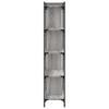 Bookshelf 5 Shelves Grey Sonoma 76 X 32 X 158 Cm Engineered Wood