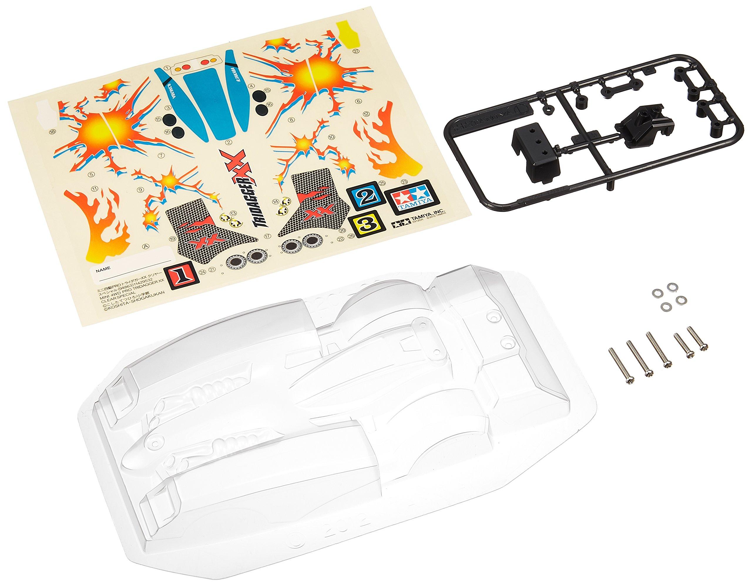 

Tamiya Grade Up Parts Series Tri Dagger XX Clear Body Set 15447 No.447 GP.447