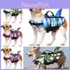 Life Dog Jacket Pet Safety Swimming Camouflage Shark Float  Adjustable Buoyancy