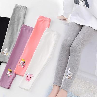 Baby Mädchen Cartoon Baumwolle Leggings - Herbst/Winter Dünne Freizeithosen
