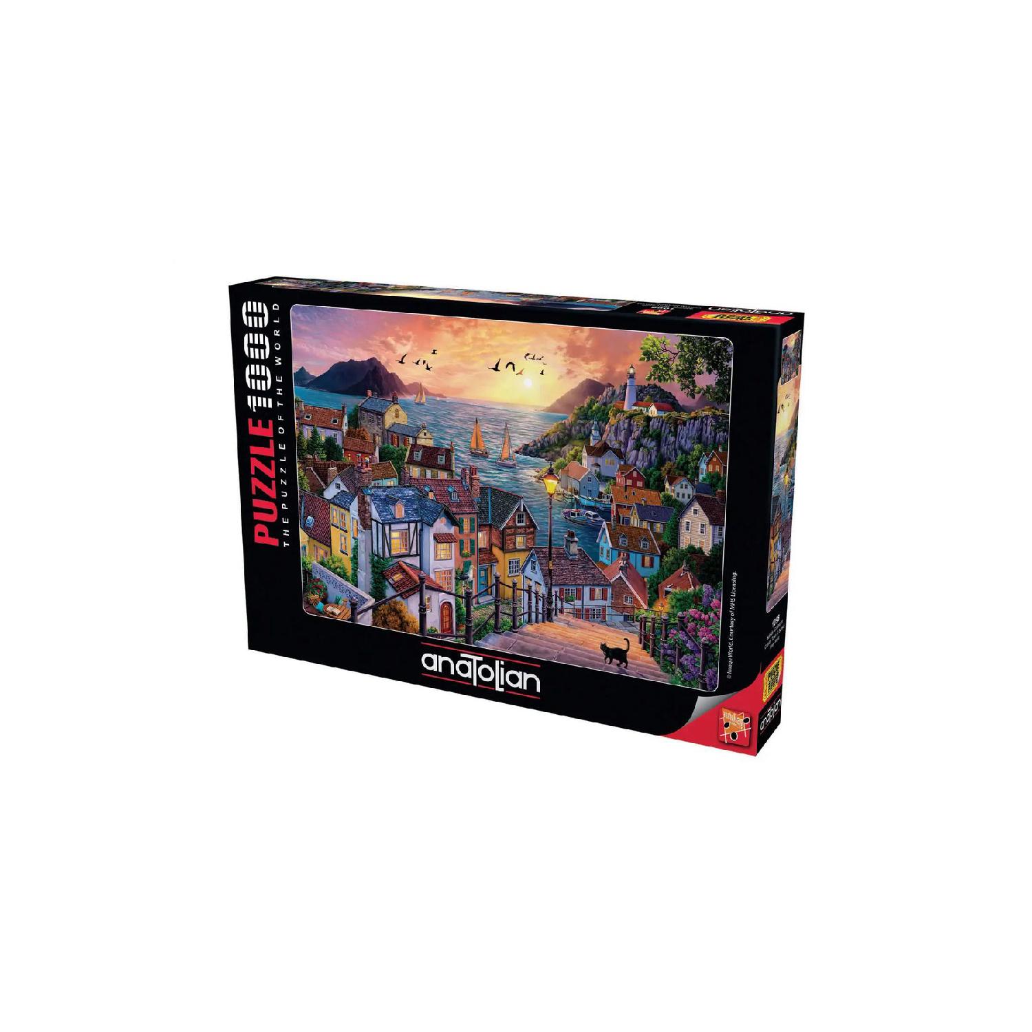 

1000-piece Puzzle / Sunset On The Beach - Code: 1098