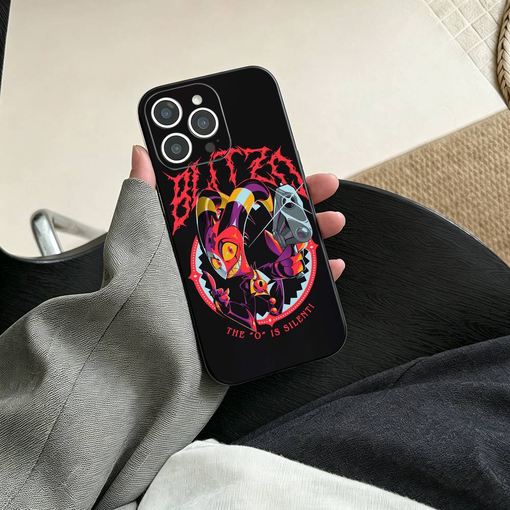 Чехол для телефона Helluva Boss Блитцо для iPhone 17, 16, 15, 14, 13, 12, 11 Plus, Pro Max, Другие Мягкий черный чехол iPhone11PROMAX