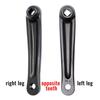Professional Light & Right 170mm Bike Crank Arm Aluminum Alloy Single Speed Crankset for Bicycle Mountain Road Bikes