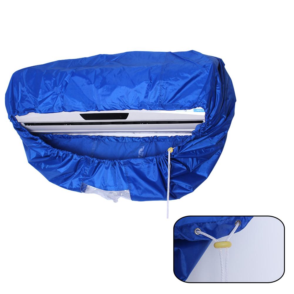 Air Conditioner Cover Washing Wall Mounted Air Conditioning Cleaning Protective Dust Cover Cleaner Cleaning Bags Tightening Belt