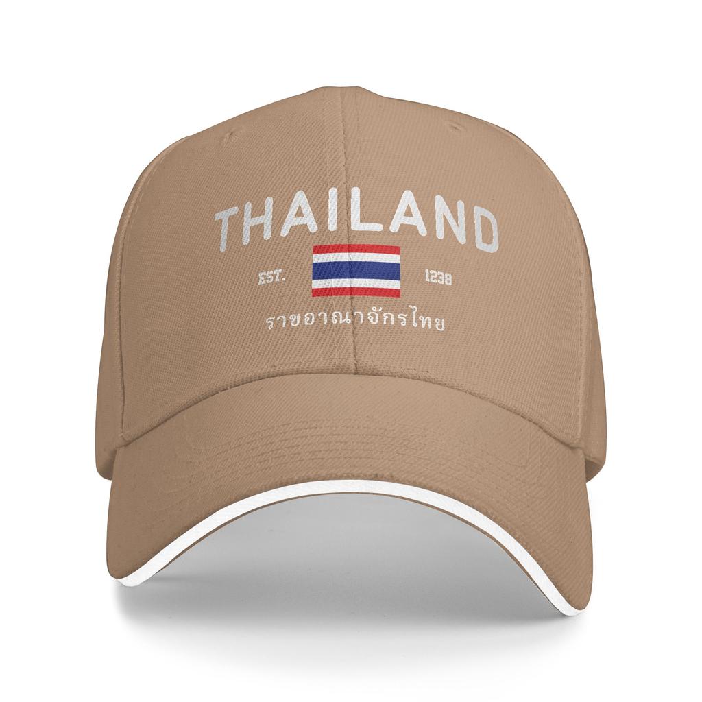 Thailandia FOND.1949 Krung Thep Maha Nakhon Capitale Cappellino da Baseball Unisex Adulto Logo Personalizzato Cappellino da Trucker Visiera Parasole Primavera Cappellini da Baseball