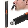 Pen Type USB Chargeable Eyebrow Nose Hair Trimmer Shaver Cutting Tool (Frosted Black)