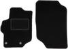 Black Front Floor Mats For: Citroen C-Elysee Sedan (2012-)