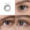 FreshGo Diamentowe kolorowe soczewki kontaktowe do oczu Kosmetyki Błyszczące kolorowe soczewki kontaktowe Miękkie kolorowe soczewki do oczu 1 para soczewek rocznych