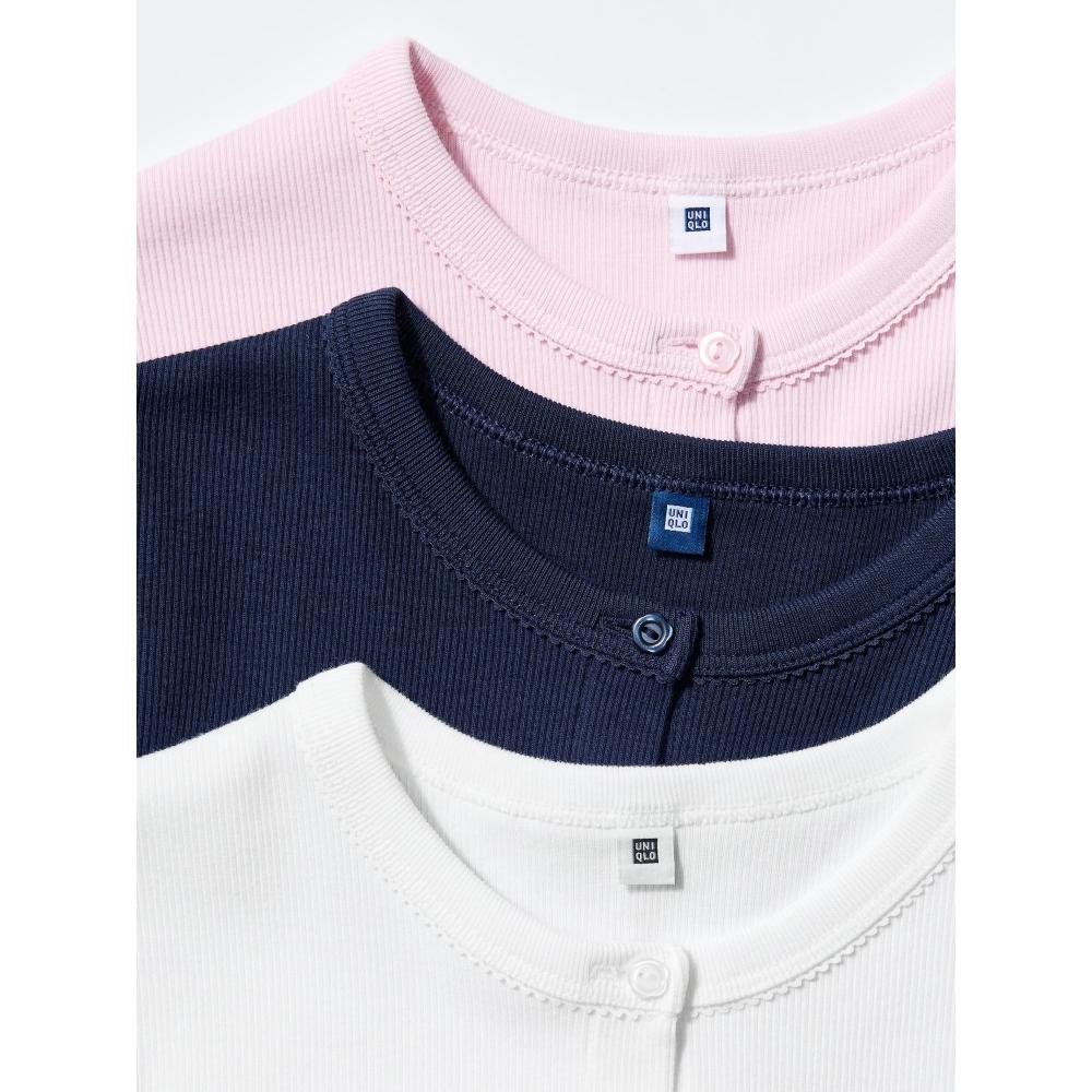 Uniqlo Japan Girls Soft Rib Cardigan